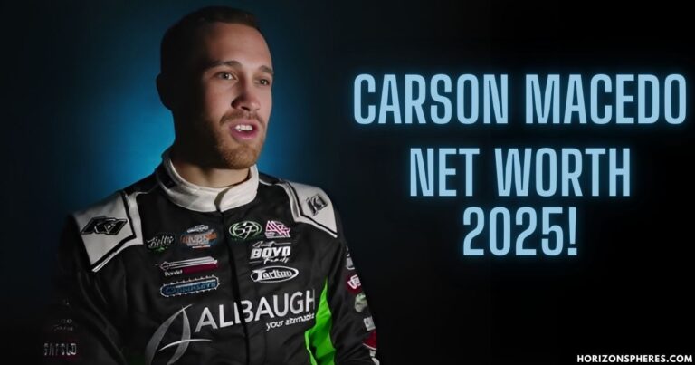 Carson Macedo net worth