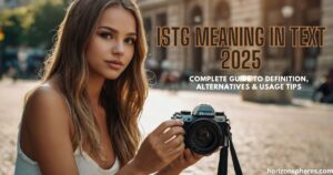ISTG Meaning in Text 2025