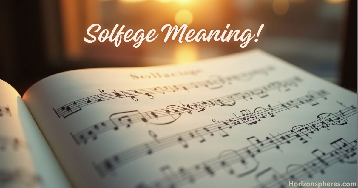 Solfege Meaning